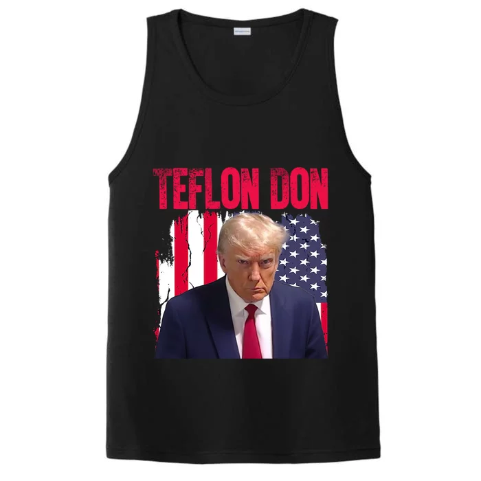 American Flag Trump Teflon Don 2024 Performance Tank