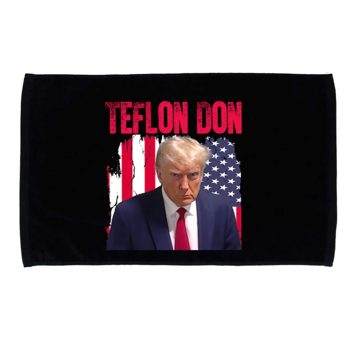 American Flag Trump Teflon Don 2024 Microfiber Hand Towel