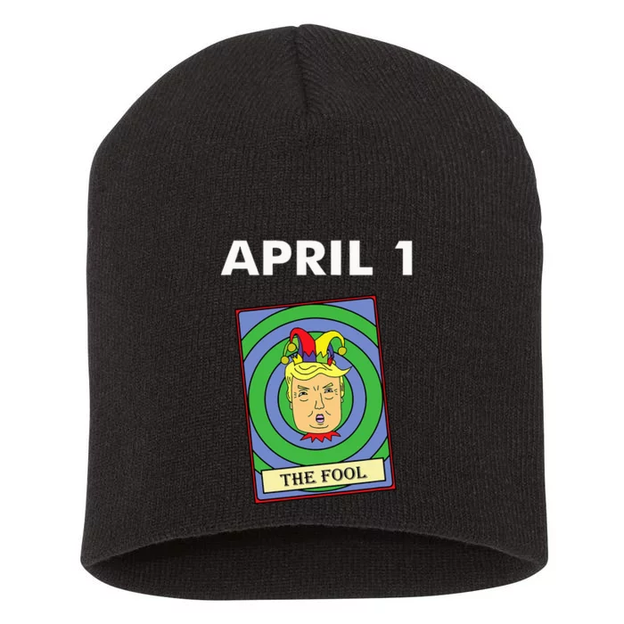 April Fool's Tarot Card Trump Short Acrylic Beanie