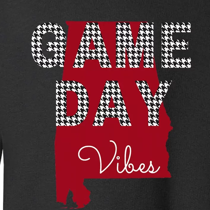 Alabama Football Tailgate Game Day Vibes Fall Toddler Sweatshirt