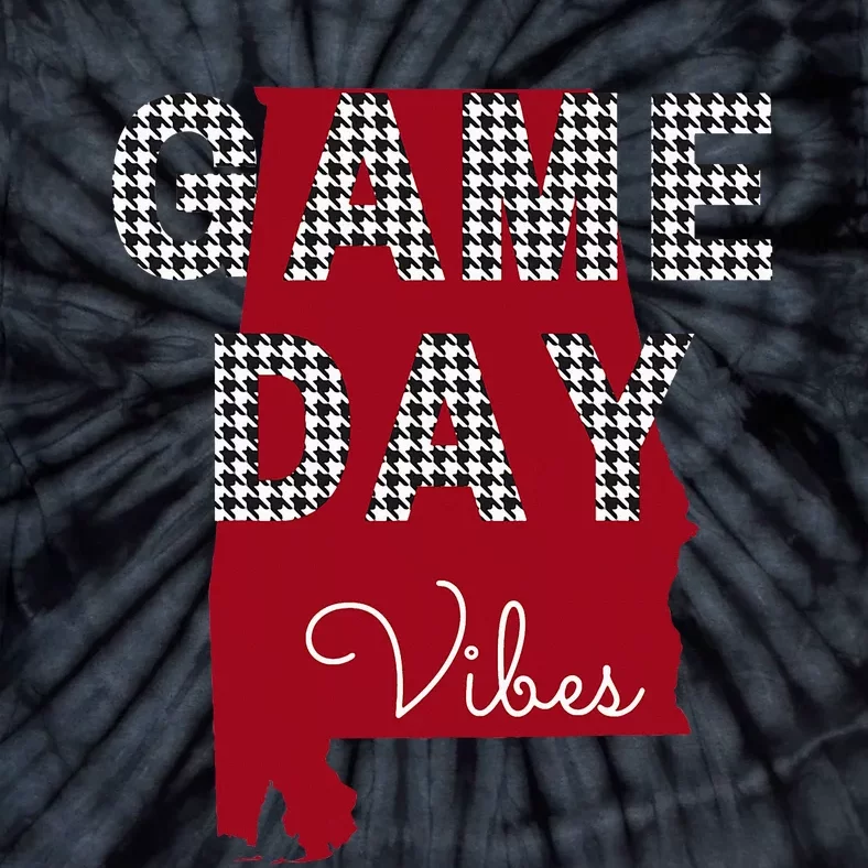 Alabama Football Tailgate Game Day Vibes Fall Tie-Dye T-Shirt