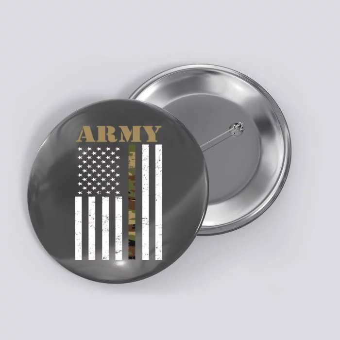 Army Flag Thin Camo Line Button