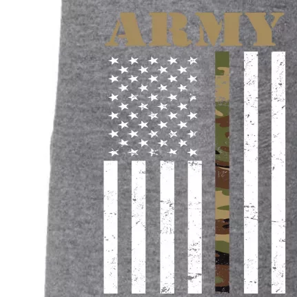 Army Flag Thin Camo Line Doggie 3-End Fleece Hoodie