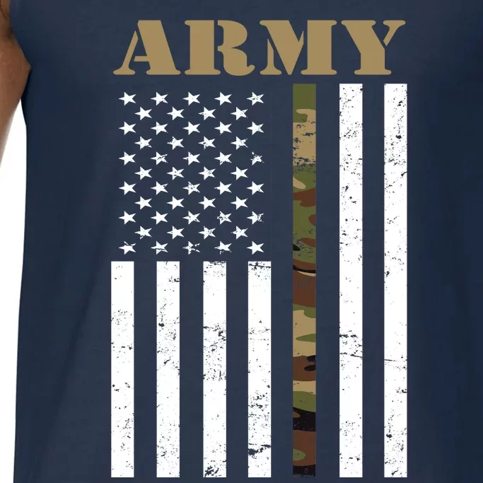 Army Flag Thin Camo Line Comfort Colors® Tank Top