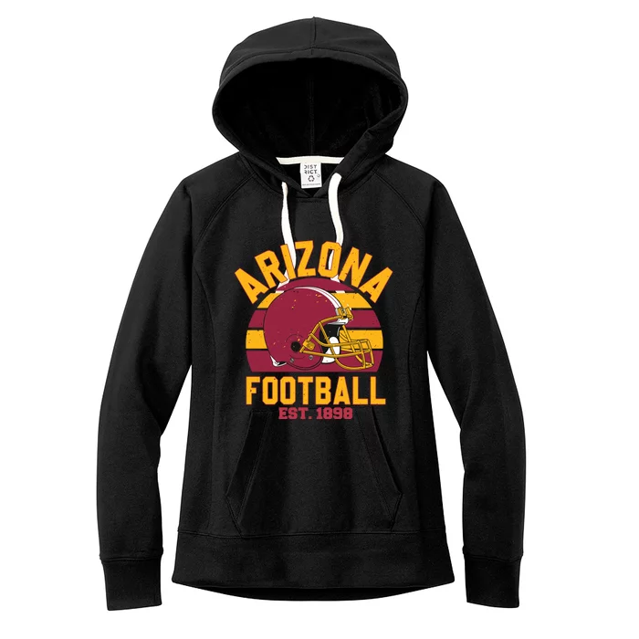 Arizona Football Team Supporter Est 1898 Women's Fleece Hoodie