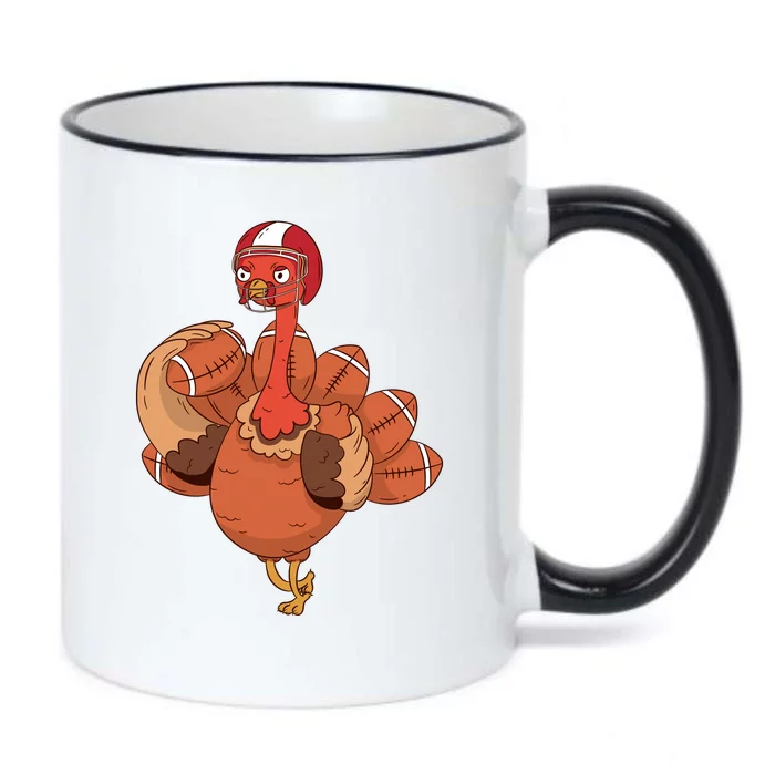 American Football Turkey Black Color Changing Mug