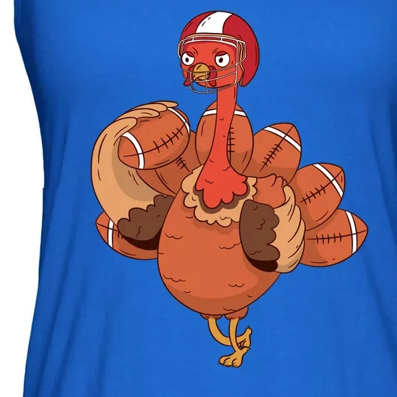 American Football Turkey Ladies Essential Flowy Tank