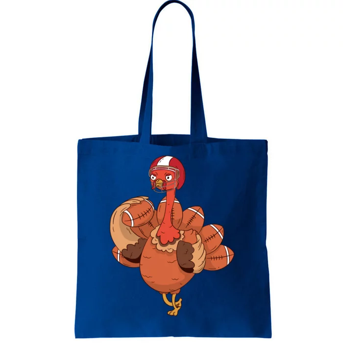 American Football Turkey Tote Bag