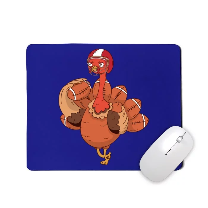 American Football Turkey Mousepad