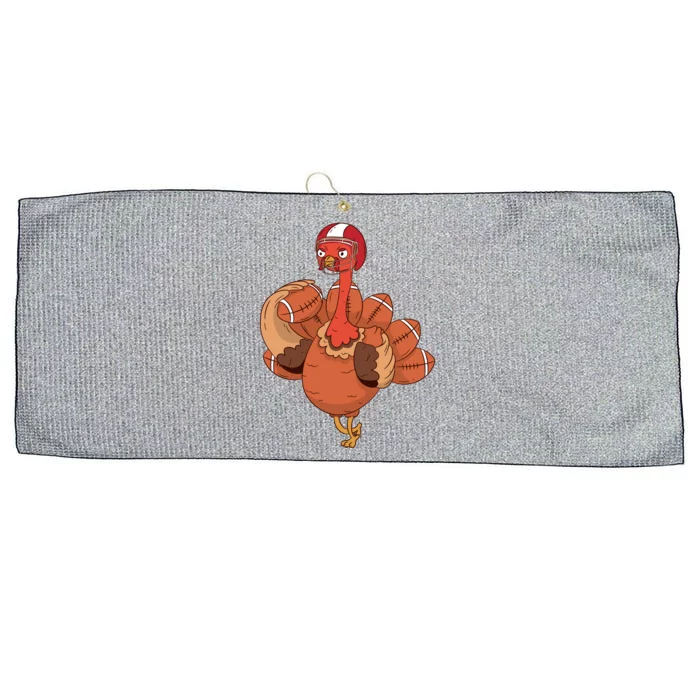 American Football Turkey Large Microfiber Waffle Golf Towel