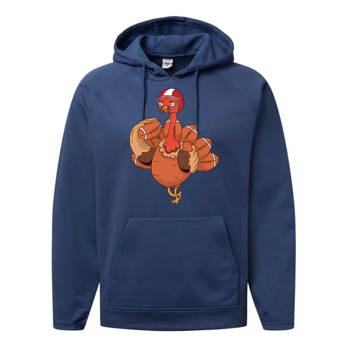 American Football Turkey Performance Fleece Hoodie