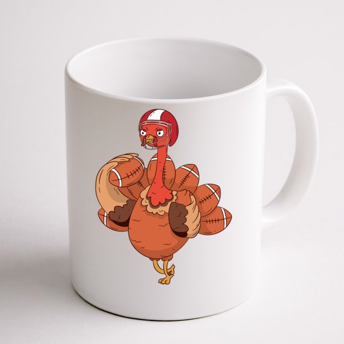 American Football Turkey Front & Back Coffee Mug