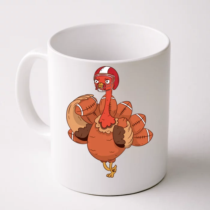 American Football Turkey Front & Back Coffee Mug