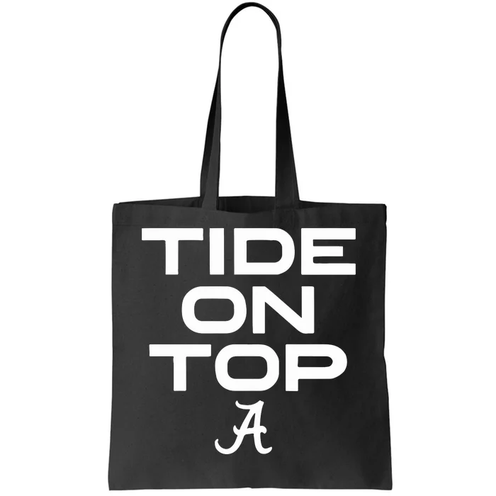 Alabama Football Tide On Top Tote Bag