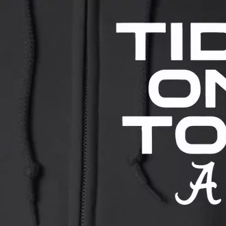 Alabama Football Tide On Top Full Zip Hoodie