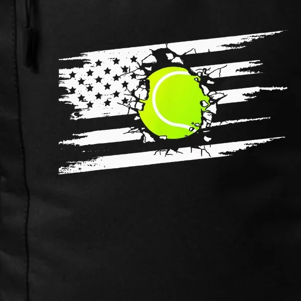 American Flag Tennis Apparel Tennis Daily Commute Backpack