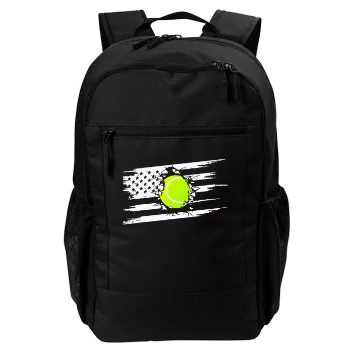 American Flag Tennis Apparel Tennis Daily Commute Backpack