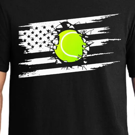 American Flag Tennis Apparel Tennis Pajama Set