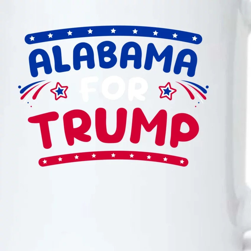 Alabama For Trump Fireworks 4th Of July Cool Gift Black Color Changing Mug