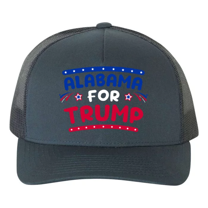 Alabama For Trump Fireworks 4th Of July Cool Gift Yupoong Adult 5-Panel Trucker Hat