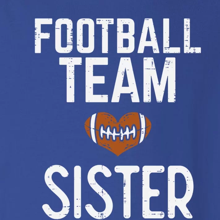 American Football Team Sister Family Match Sis Cool Gift Toddler Long Sleeve Shirt