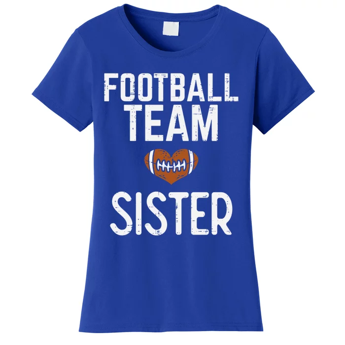 American Football Team Sister Family Match Sis Cool Gift Women's T-Shirt