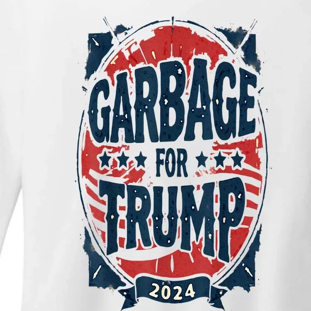 Arbage For Trump 2024 Womens CVC Long Sleeve Shirt