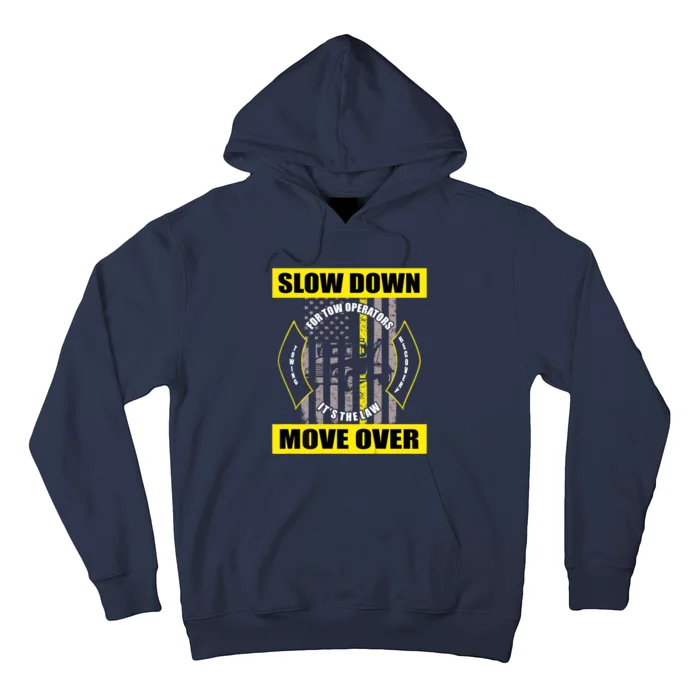 American Flag Tow Truck Driver Hoodie