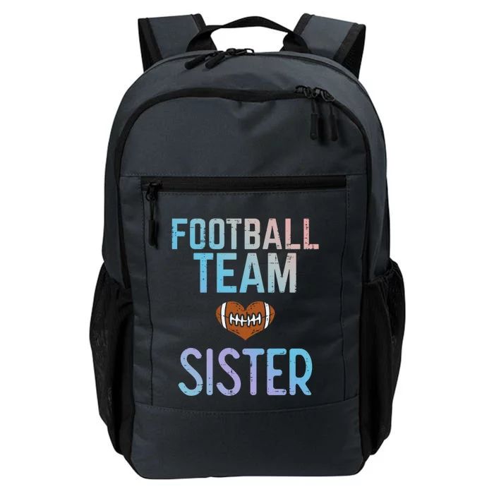 American Football Team Sister Family Match Sis Gift Daily Commute Backpack