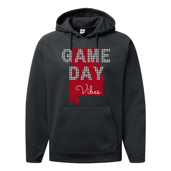 Alabama Football Tailgate Game Day Vibes Fall Performance Fleece Hoodie