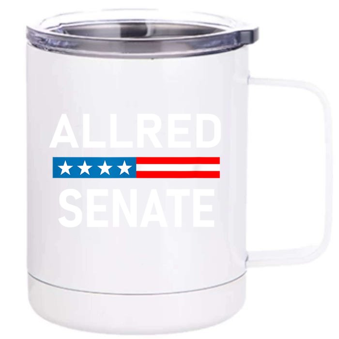 Allred For Texas Allred For Senate Front & Back 12oz Stainless Steel Tumbler Cup