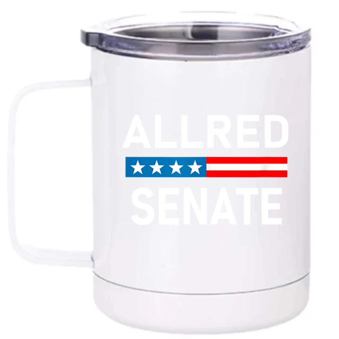 Allred For Texas Allred For Senate Front & Back 12oz Stainless Steel Tumbler Cup