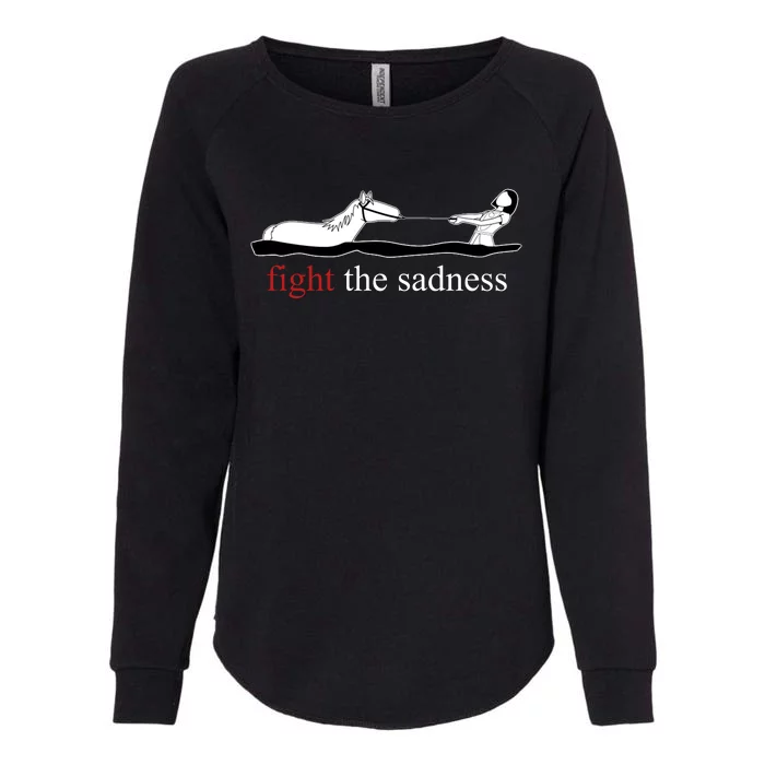 Artax Fight The Sadness Womens California Wash Sweatshirt