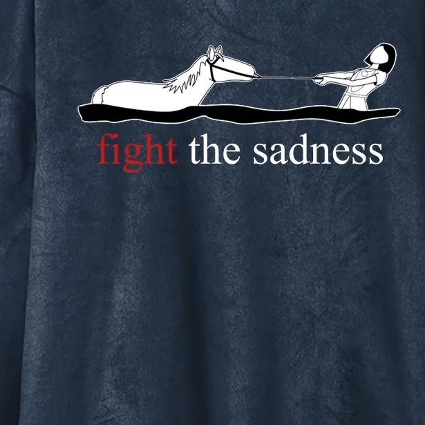 Artax Fight The Sadness Hooded Wearable Blanket