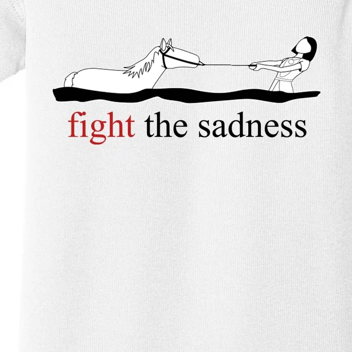 Artax Fight The Sadness Baby Bodysuit