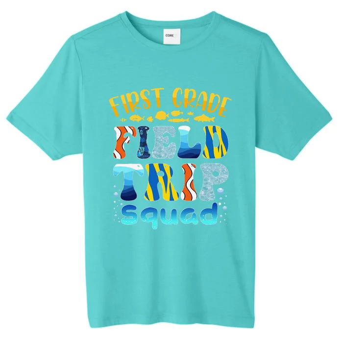 Aquarium Field Trip Squad First Grade Teacher Field Day ChromaSoft Performance T-Shirt