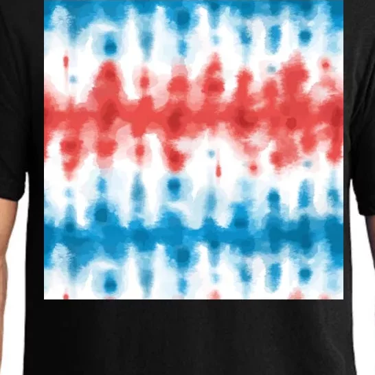 American Flag Tye Die Pattern Pajama Set