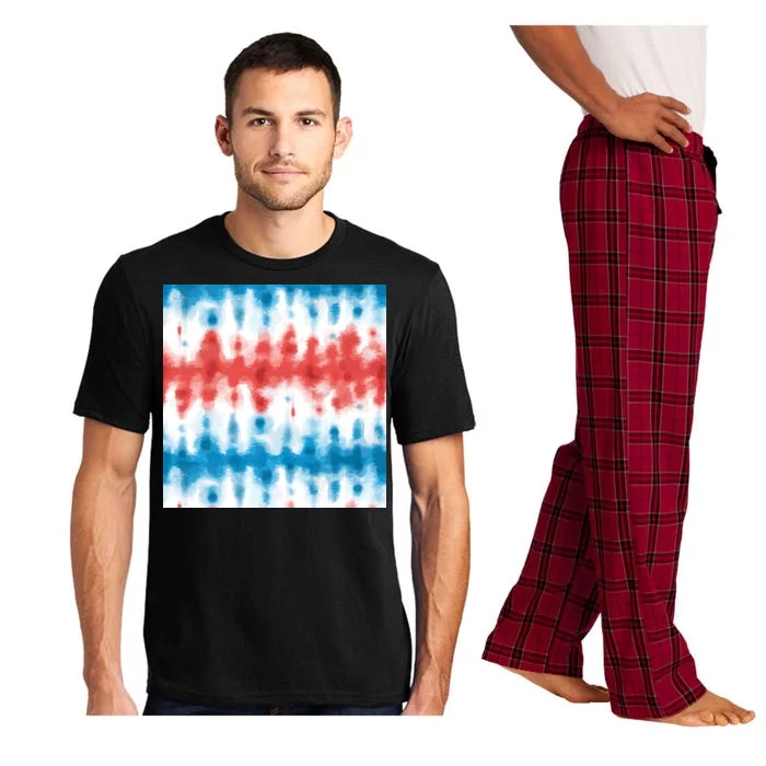 American Flag Tye Die Pattern Pajama Set