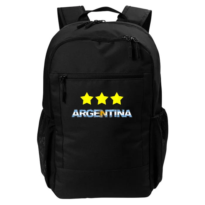 Argentina Flag Three Stars Daily Commute Backpack