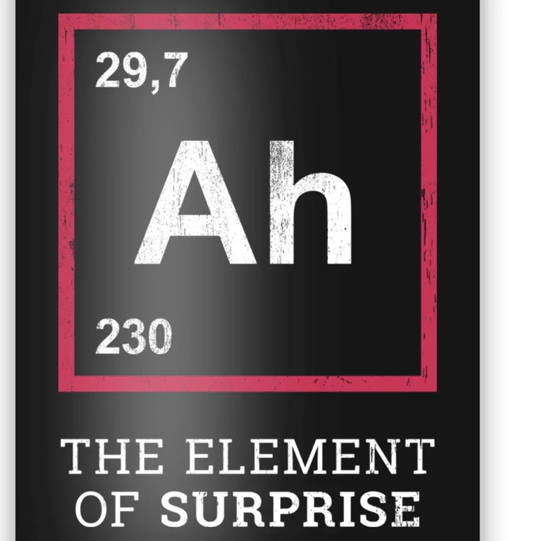 Ah Funny The Element Of Surprise Poster