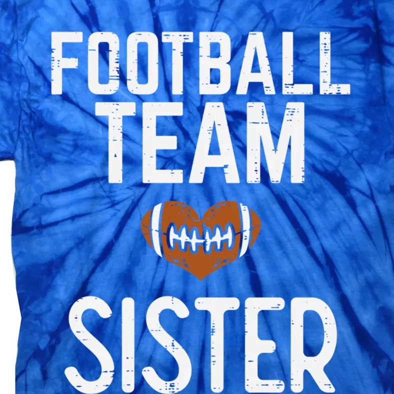 American Football Team Sister Family Match Sis Gift Tie-Dye T-Shirt