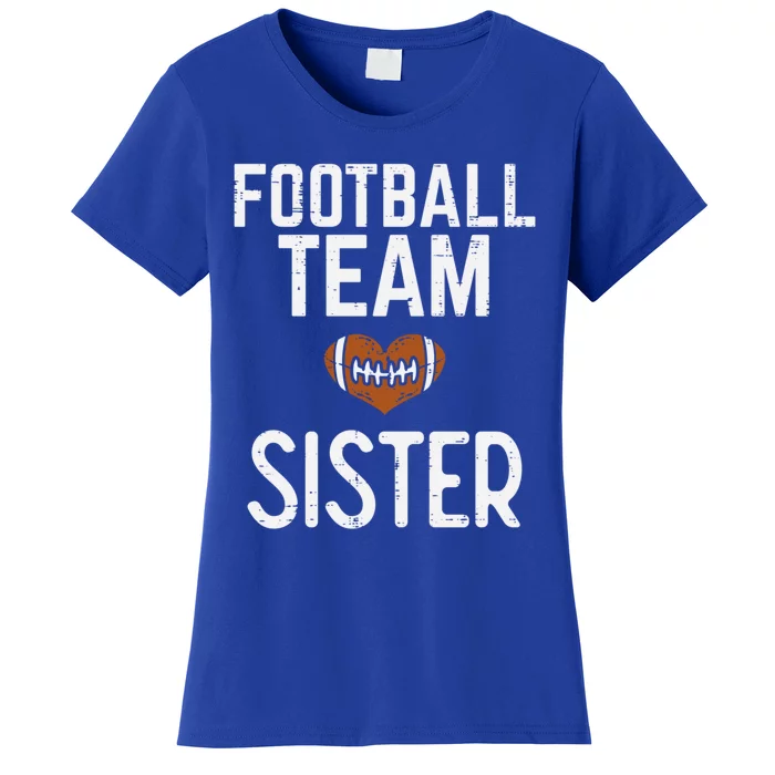 American Football Team Sister Family Match Sis Gift Women's T-Shirt