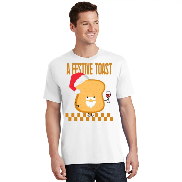 A Festive Toast Funny Christmas T-Shirt