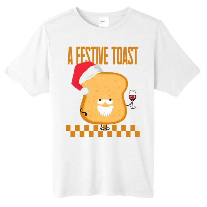 A Festive Toast Funny Christmas ChromaSoft Performance T-Shirt