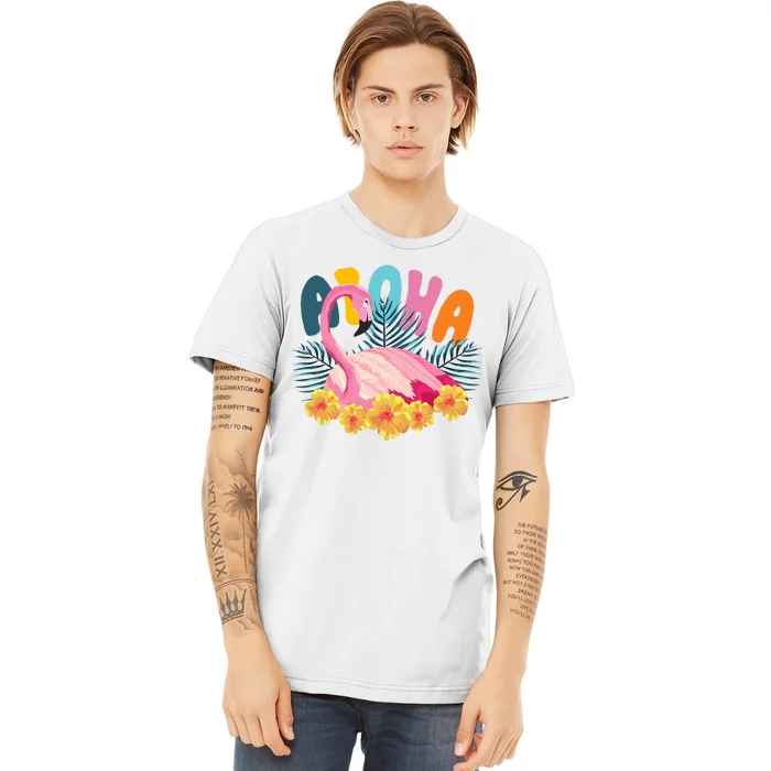 Aloha Flamingo Tropical Premium T-Shirt