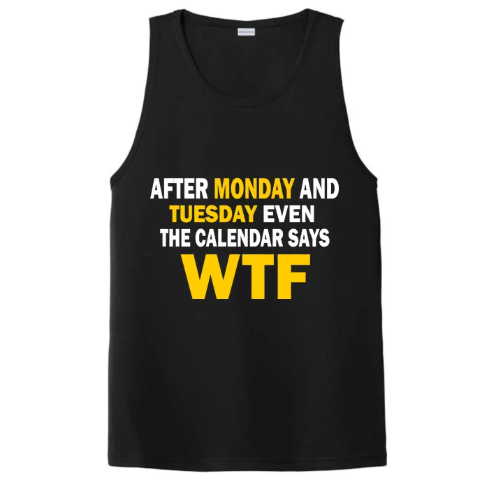 After Monday and Tuesday WTF Performance Tank