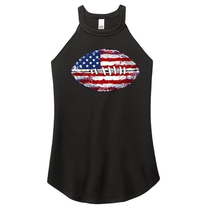 American Football Usa Flag Women’s Perfect Tri Rocker Tank