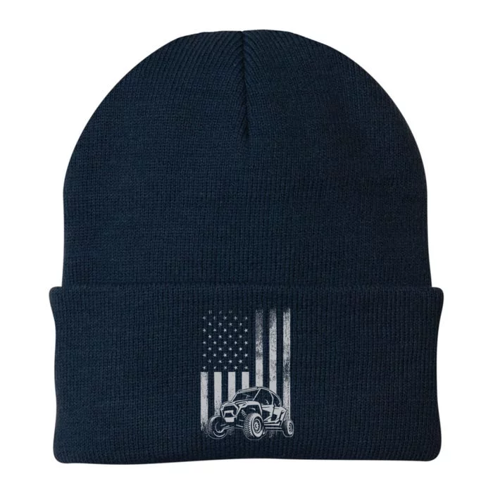 American Flag Utv Side By Side Sxs Off Road 4th Of July Knit Cap Winter Beanie