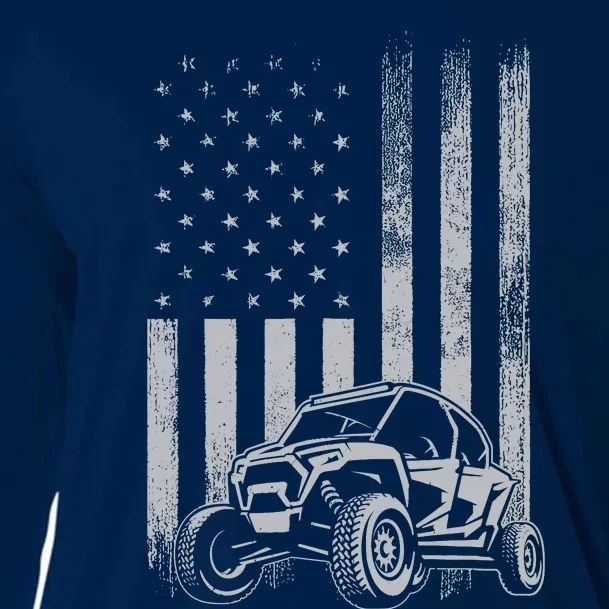 American Flag Utv Side By Side Sxs Off Road 4th Of July Cooling Performance Long Sleeve Crew