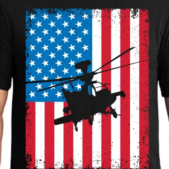 American Flag Usa Chopper Patriotic Veteran's Day Soldier Gift Pajama Set